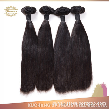 Alibaba Express Natural Color Peruvian Straight Hair weaving, Unprocessed 7A Peruvian Virgin Hair